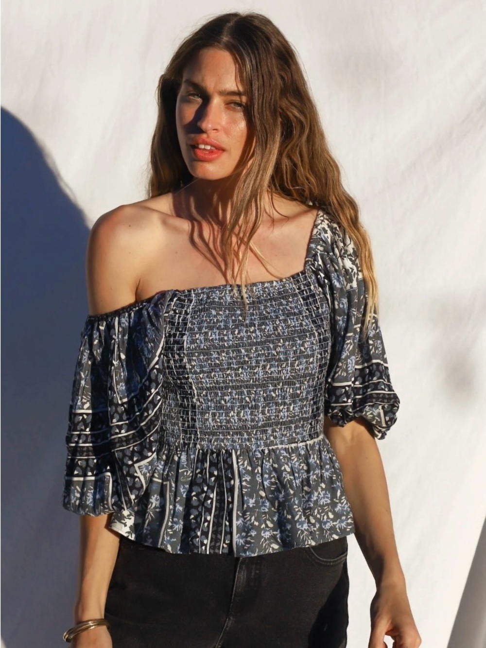 Jen's Pirate Booty Roma Storm Chariot Floral Print Top